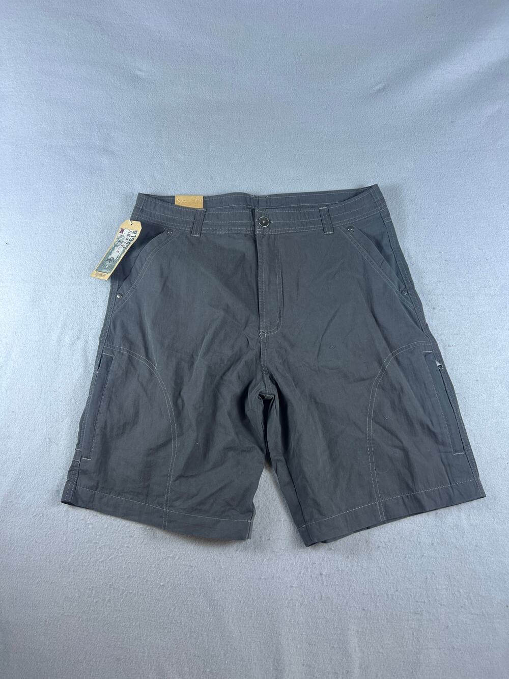 Pacific Trail Cargo Shorts Mens 34 Coal Gray Outdoor Utility Hiking Sports NWT
